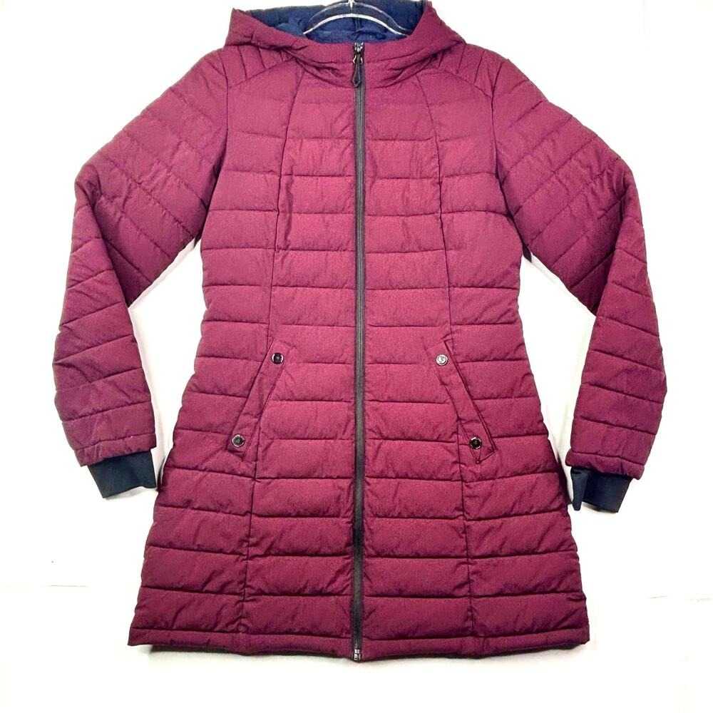 Halitech Women's Hooded Long Puffer Coat – Size Small